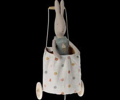 New Maileg Trolley, Multi dots - Yellow
