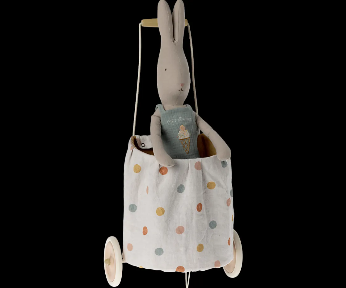 New Maileg Trolley, Multi dots - Yellow