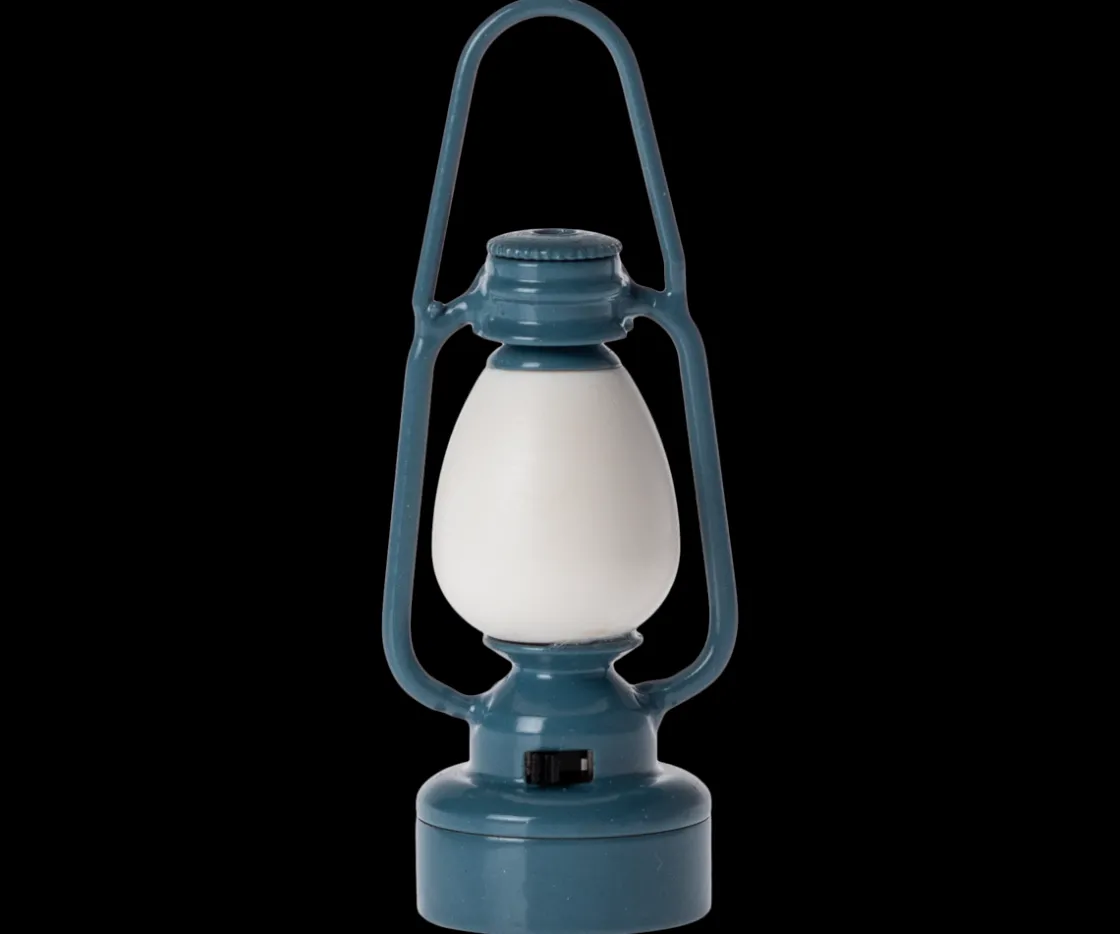 New Maileg Vintage lantern, Mouse - Blue