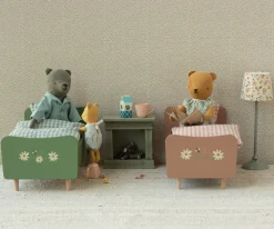 Outlet Maileg Wooden bed, Teddy mom - Rose