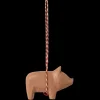 Store Maileg Wooden ornament, Pig - Old rose